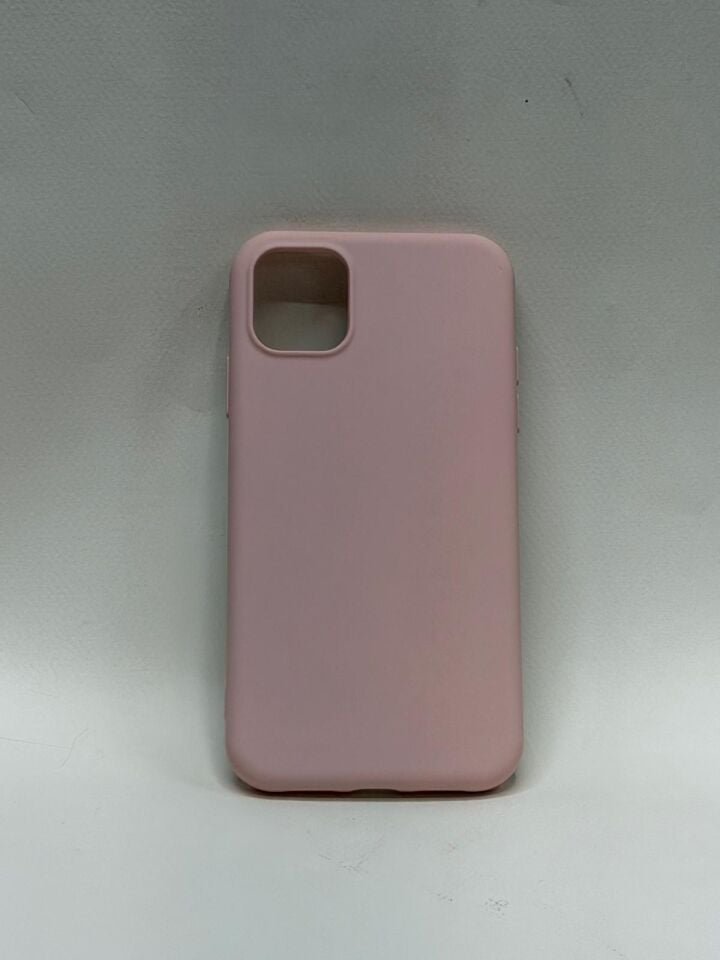Iphone 11 Uyumlu Silikon Lansman Kılıf Pembe