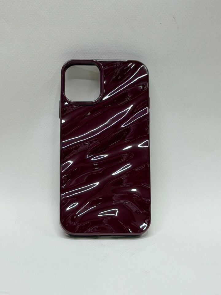 iPhone 11 Bordo Lansman Kılıfı - İçi Kadife Silikon Koruma