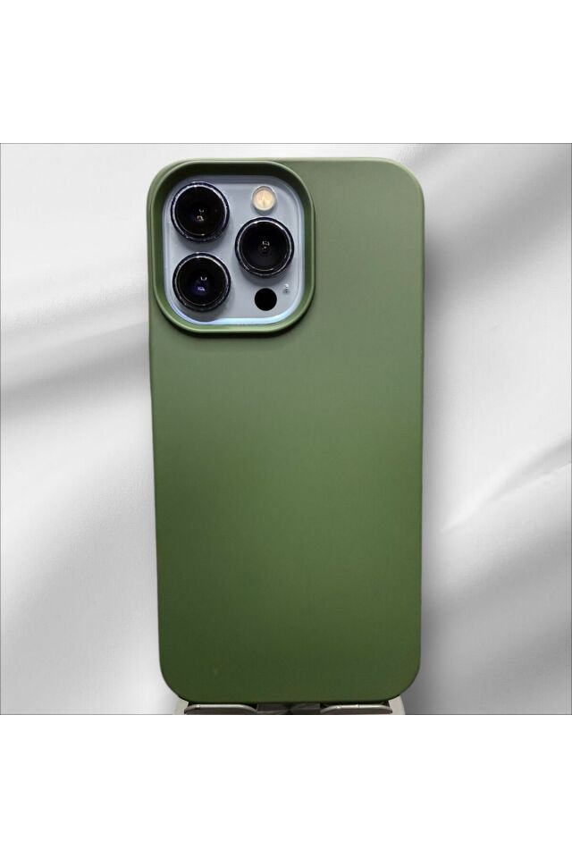 İphone 13 Pro Silikon Lansman Kılıf Yeşil