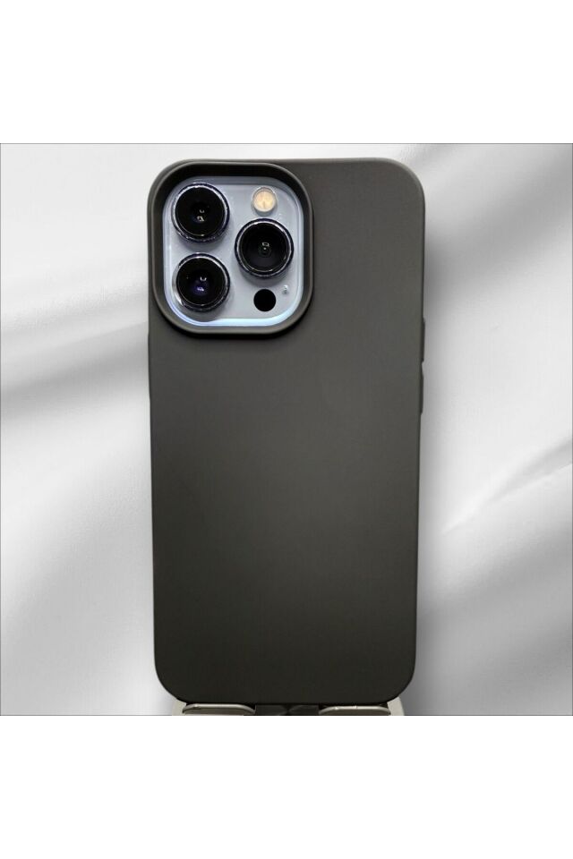 İphone 13 Pro Silikon Lansman Kılıf Siyah