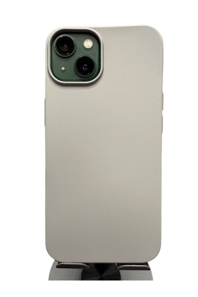 İphone 13-14 Silikon Lansman Kılıf Gri
