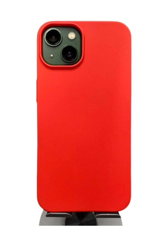 İphone 13-14 Silikon Lansman Kılıf Kırmızı