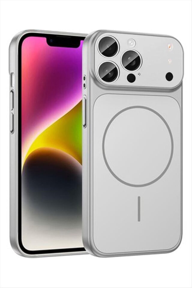 iPhone 12 Pro Uyumlu iPhone 17 Pro Görünümlü Kamera Korumalı Lansman Kılıf