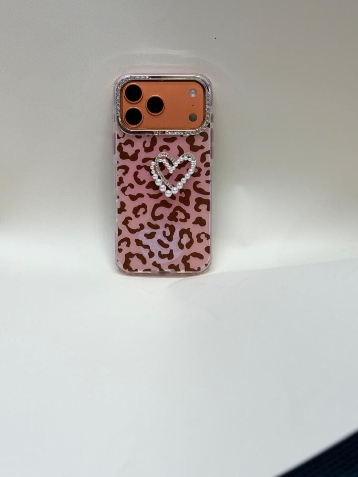 Iphone 17 pro Max Uyumlu Bling Bling Premium Kılıf Pembe