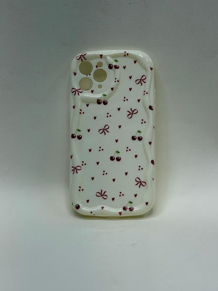 iPhone 11 Pro Kılıf - Bahar Esintisi Tasarımlı Çiçekli Kiraz Desenli