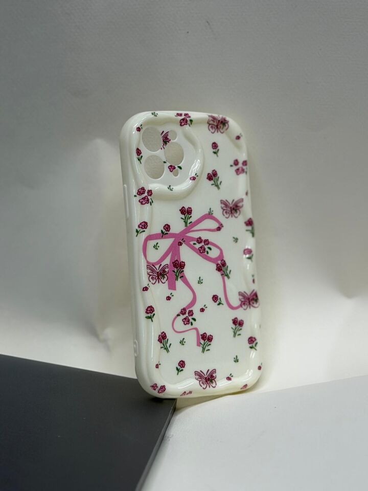 iPhone 11 Pro Kılıf - Bahar Esintisi Tasarımlı Çiçekli Kiraz Desenli