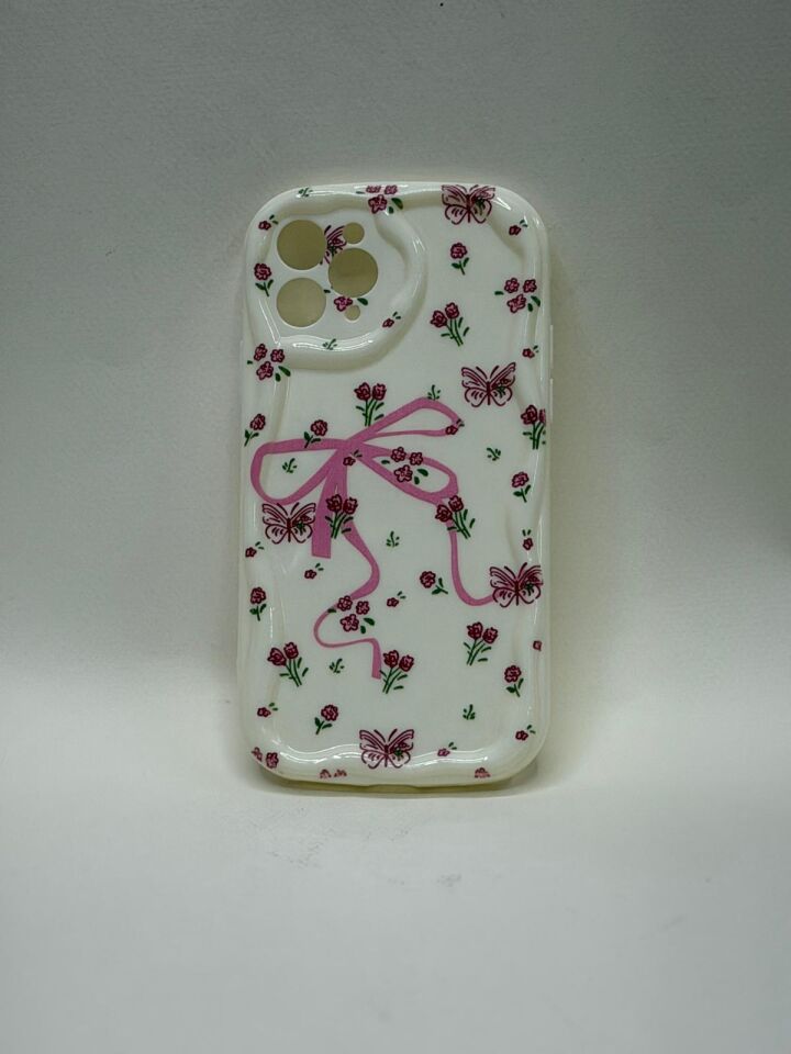 iPhone 11 Pro Kılıf - Bahar Esintisi Tasarımlı Çiçekli Kiraz Desenli