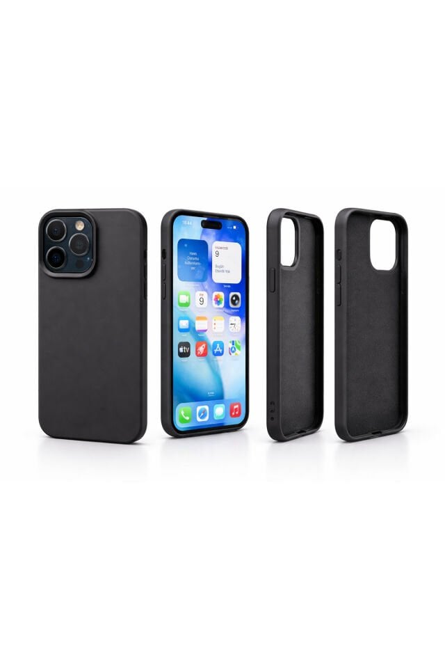 iPhone Uyumlu Silikon Darbe Emici Kılıf Siyah iPhone 11 ProMax