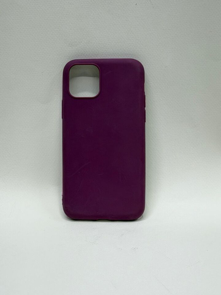 iPhone 11 Pro Uyumlu İçi Kadife Lansman Silikon Kılıf