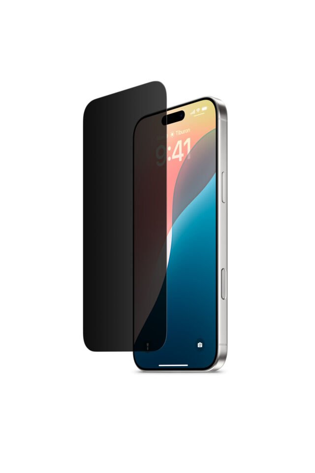 iPhone 16 Pro Uyumlu Tam Kaplayan Privacy Hayalet Ekran Koruyucu