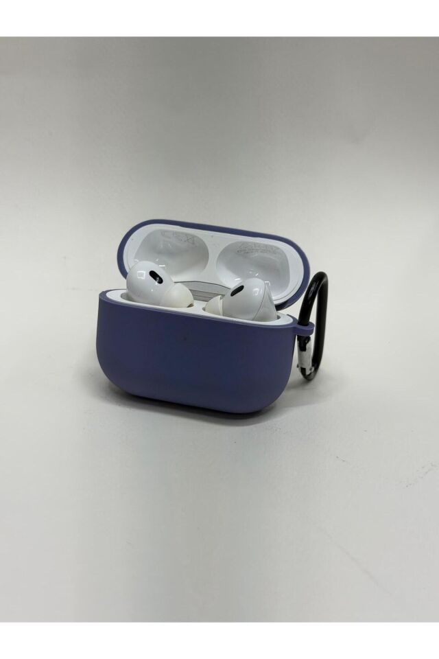 AirPods Pro / Pro 2 / Pro 3 Uyumlu Premium Silikon Kılıf - Darbe Emici Koruyucu Kılıf (Lansman Serisi) Lacivert