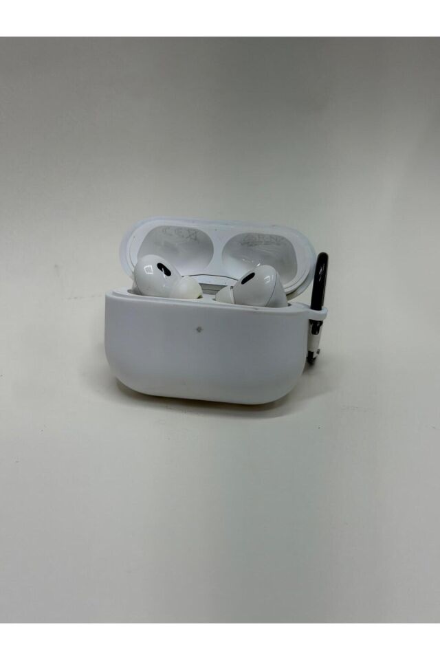 AirPods Pro / Pro 2 / Pro 3 Uyumlu Premium Silikon Kılıf - Darbe Emici Koruyucu Kılıf (Lansman Serisi) Gri