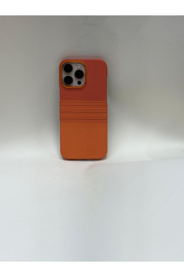 Iphone 16 pro max uyumlu yanmaz karbon fiber premium kılıf Çok Renkli