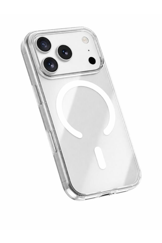iPhone 17 Pro Max Uyumlu Şeffaf Magsafe Kılıf – Sararmaz, Darbe Emici, Premium Silikon Kapak