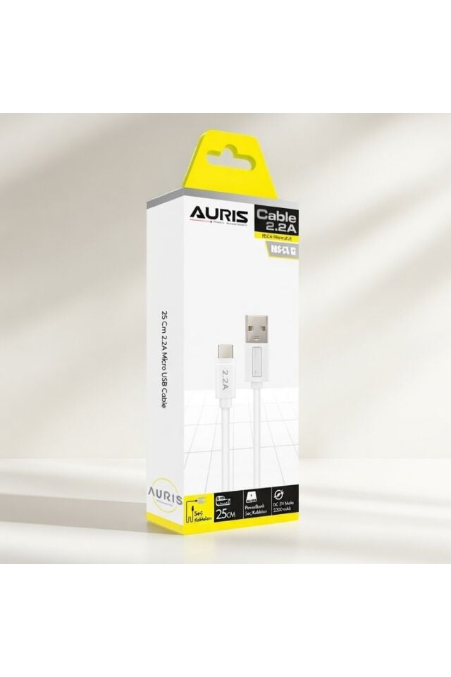 CB-13 Type-A to Micro USB Şarj Kablosu 0.25m