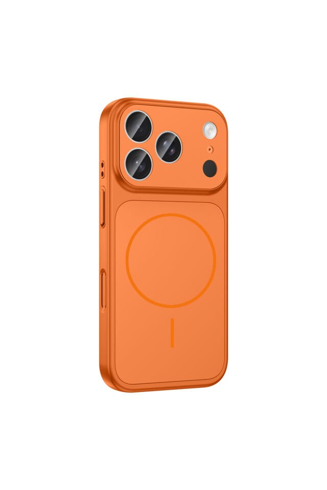 iPhone 17 Pro Max / iPhone 18 Pro Max Kılıf ATA M-Safe Şarj Özellikli Kamera Korumalı Formen Kapak - Mavi