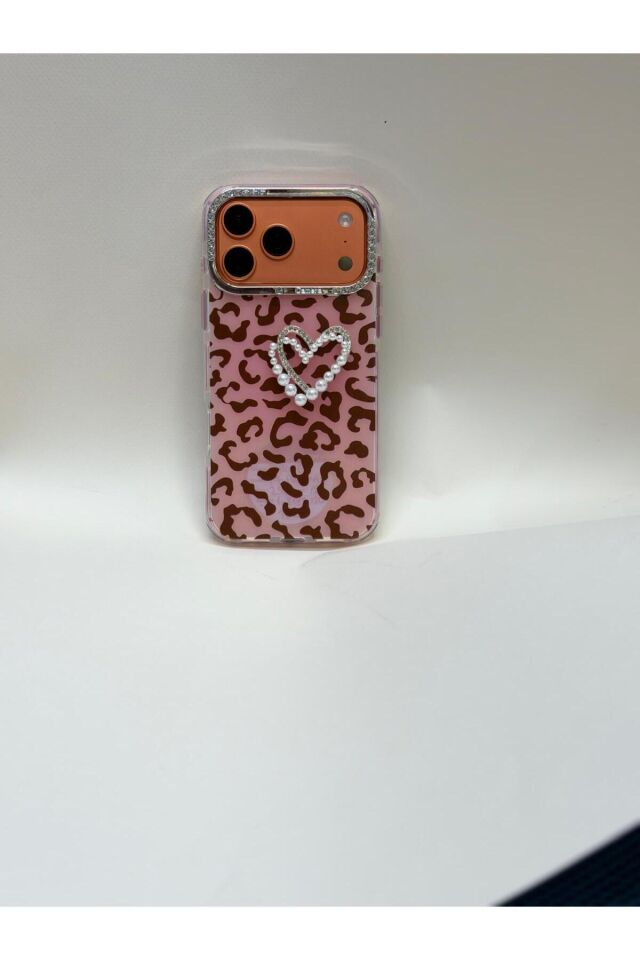 Iphone 17 pro Max Uyumlu Bling Bling Premium Kılıf Pembe