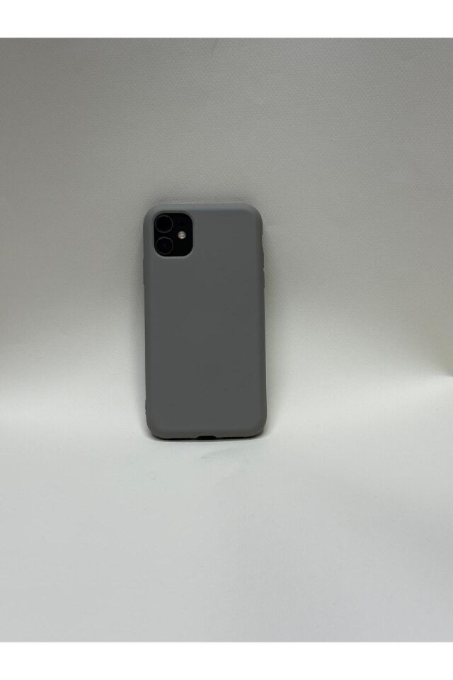 Iphone 11 Uyumlu Silikon Lansman Kılıf Gri