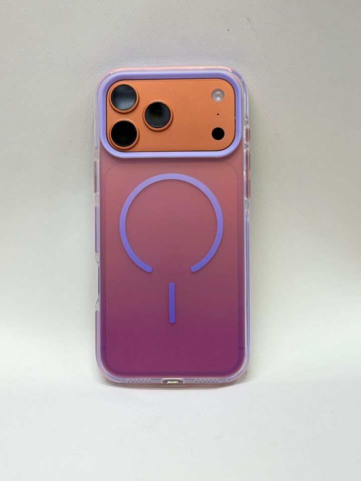 iPhone 17 Pro Max Uyumlu Rainbow MagSafe Kılıf - Sararmaz