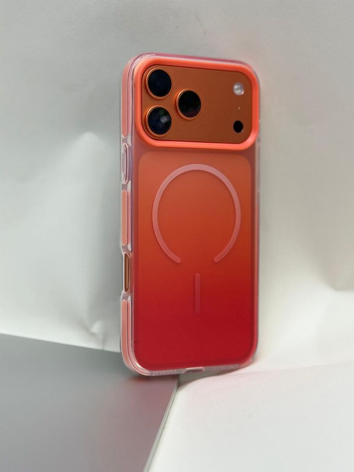 iPhone 17 Pro Max Uyumlu Rainbow MagSafe Kılıf - Sararmaz