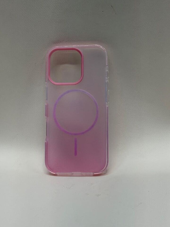 iPhone 16 Pro İçin MagSafe Destekli Gökkuşağı Efektli Lansman Kılıfı