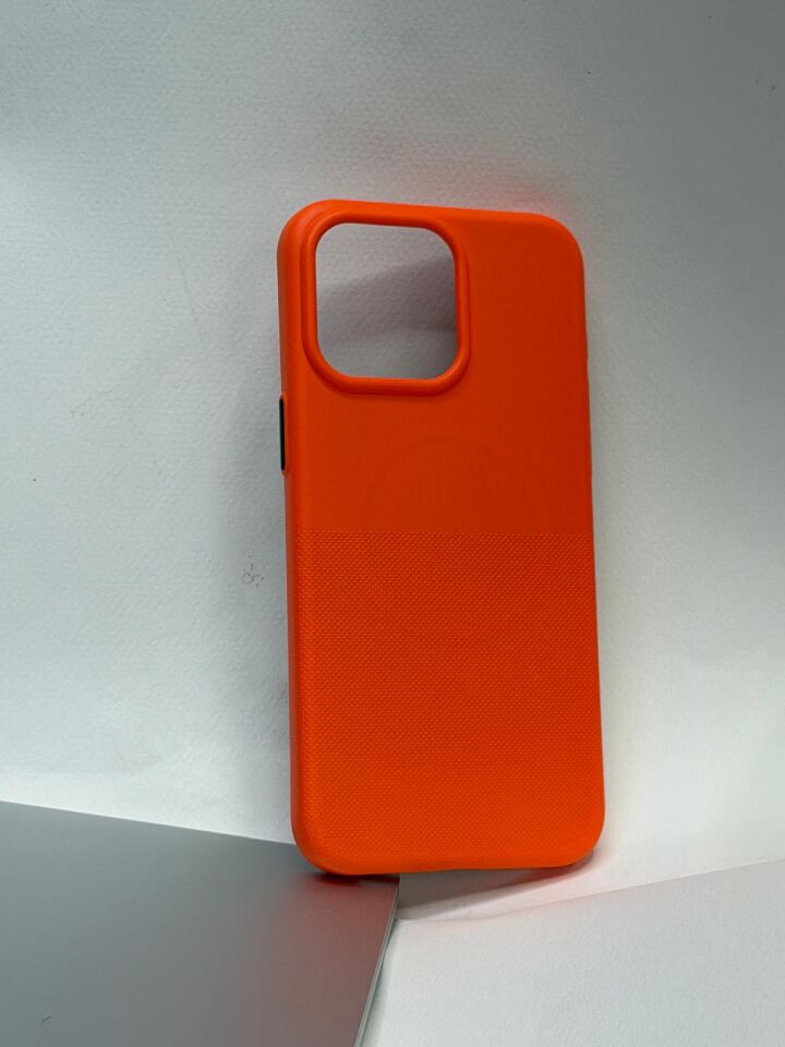 iPhone 15 Pro Max Uyumlu Beats Tarzı Rainbow MagSafe Kılıf - Dinamik Renk Geçişli