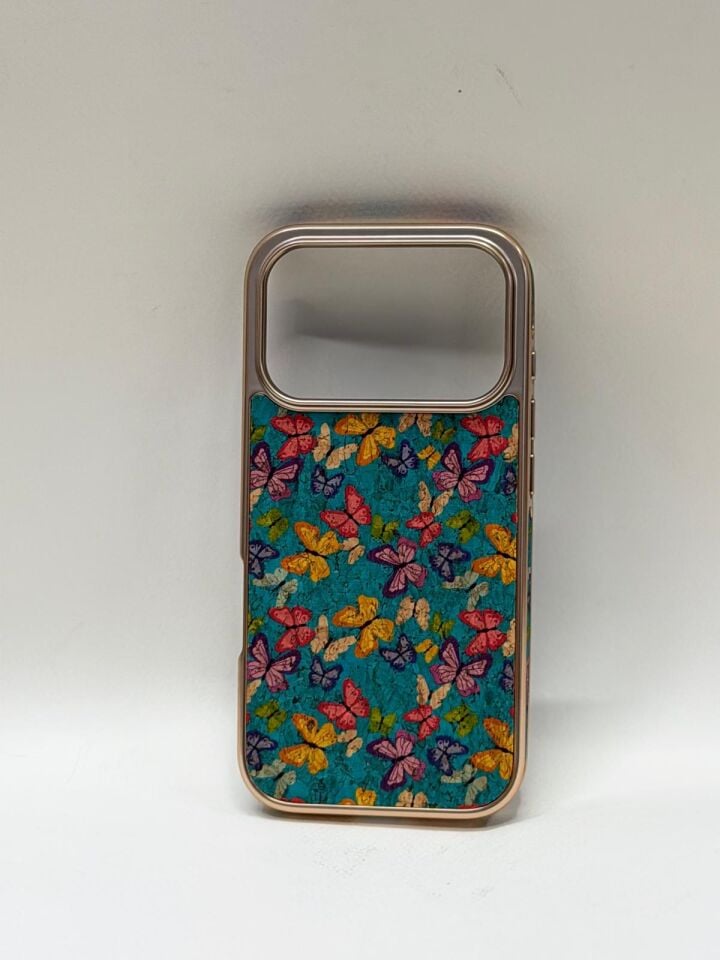 iPhone 17 Pro Tuval Kılıf - Egzotik Lotus Desenli Sanatsal Koruyucu Model 4