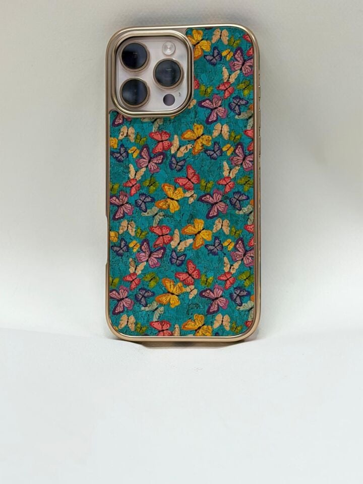 iPhone 16 Pro Max Tuval Kılıf - Egzotik Lotus Desenli Sanatsal Koruyucu Model 8