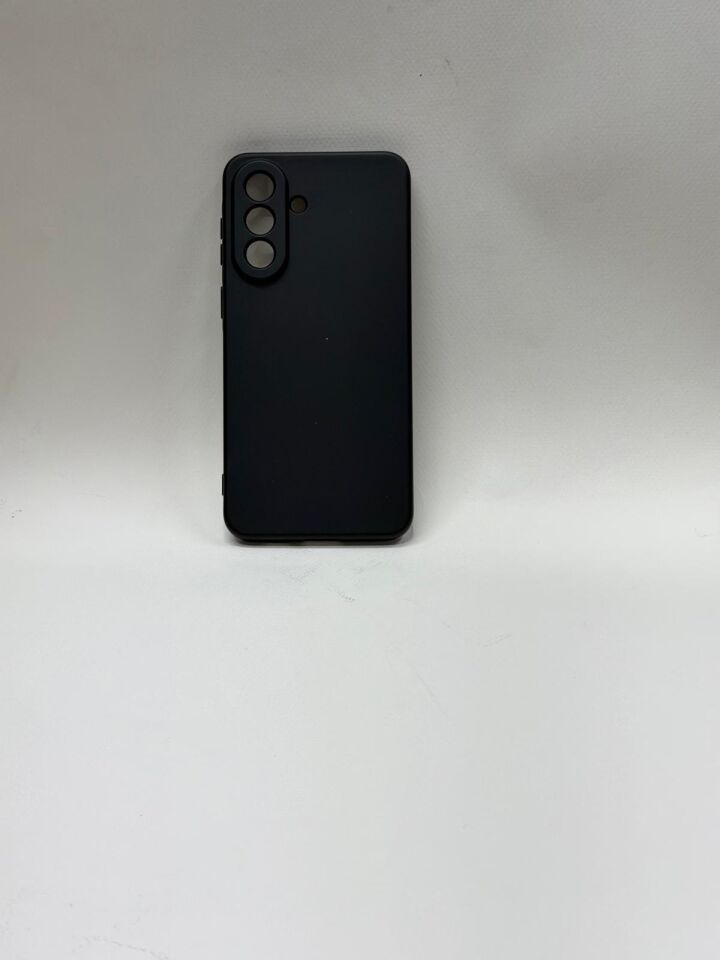 Samsung A57 Lansman Kılıf Kamera Korumalı Içi Süet Kadife Silikon Siyah