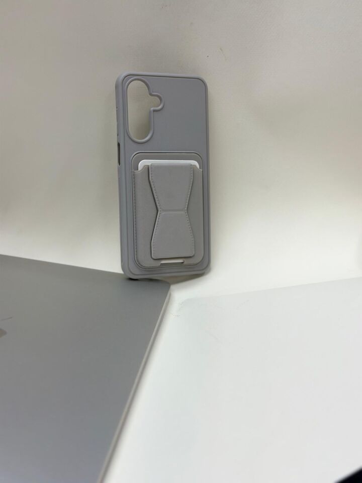 Samsung Galaxy A17 Kılıf Destekli Darbe Emici Ultra Koruma Gri