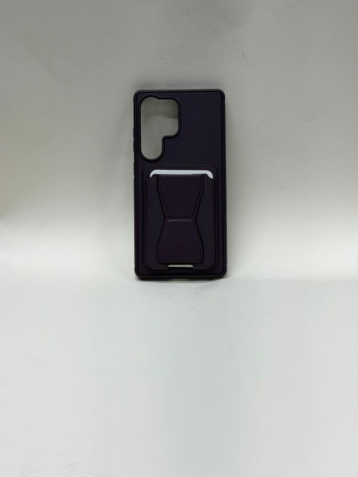 Samsung Galaxy S25 FE Uyumlu Kartlıklı Premium Kılıf - Gizli Bölmeli Cüzdan Kılıf Siyah