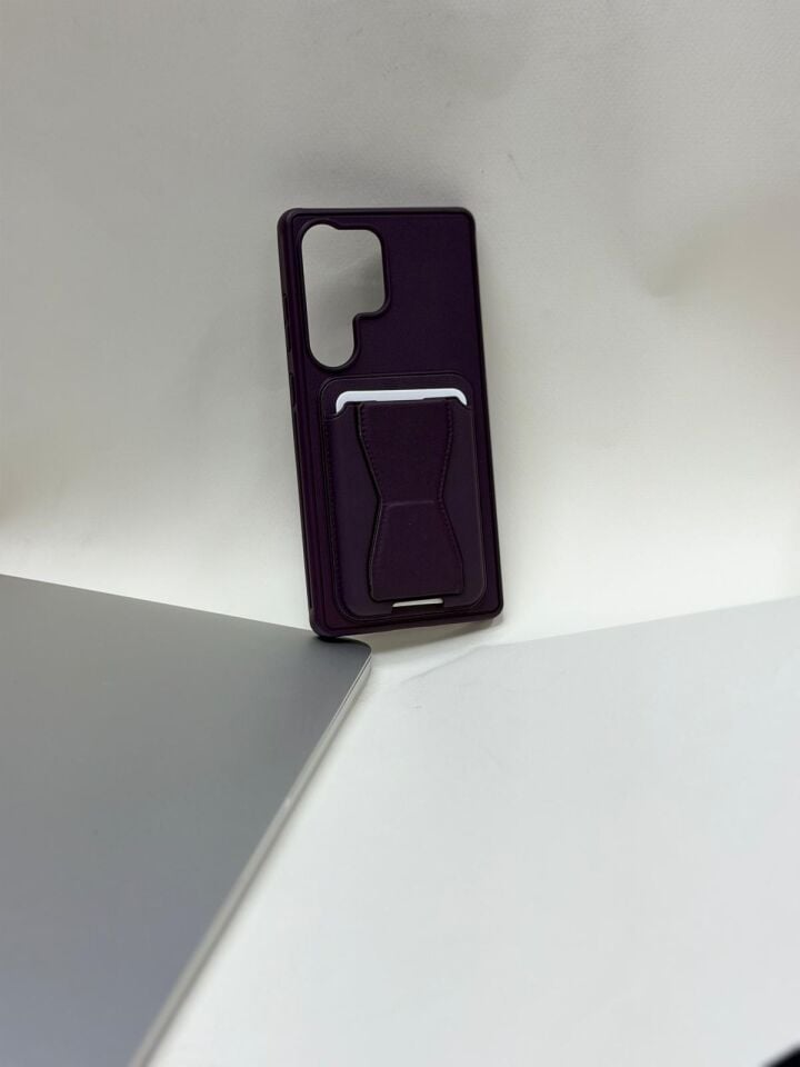 Samsung Galaxy S25 FE Uyumlu Kartlıklı Premium Kılıf - Gizli Bölmeli Cüzdan Kılıf Siyah
