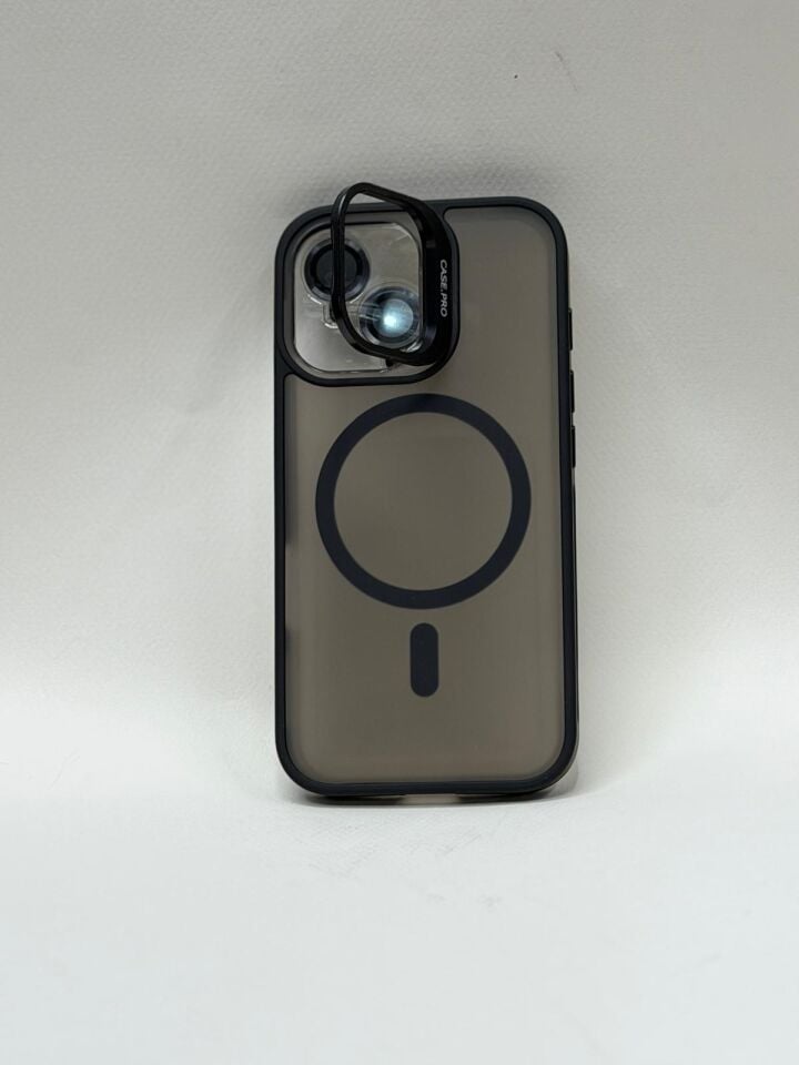 Iphone 16 MagSafe Uyumlu Kamera Standlı Darbe Emici Zırh Kılıf