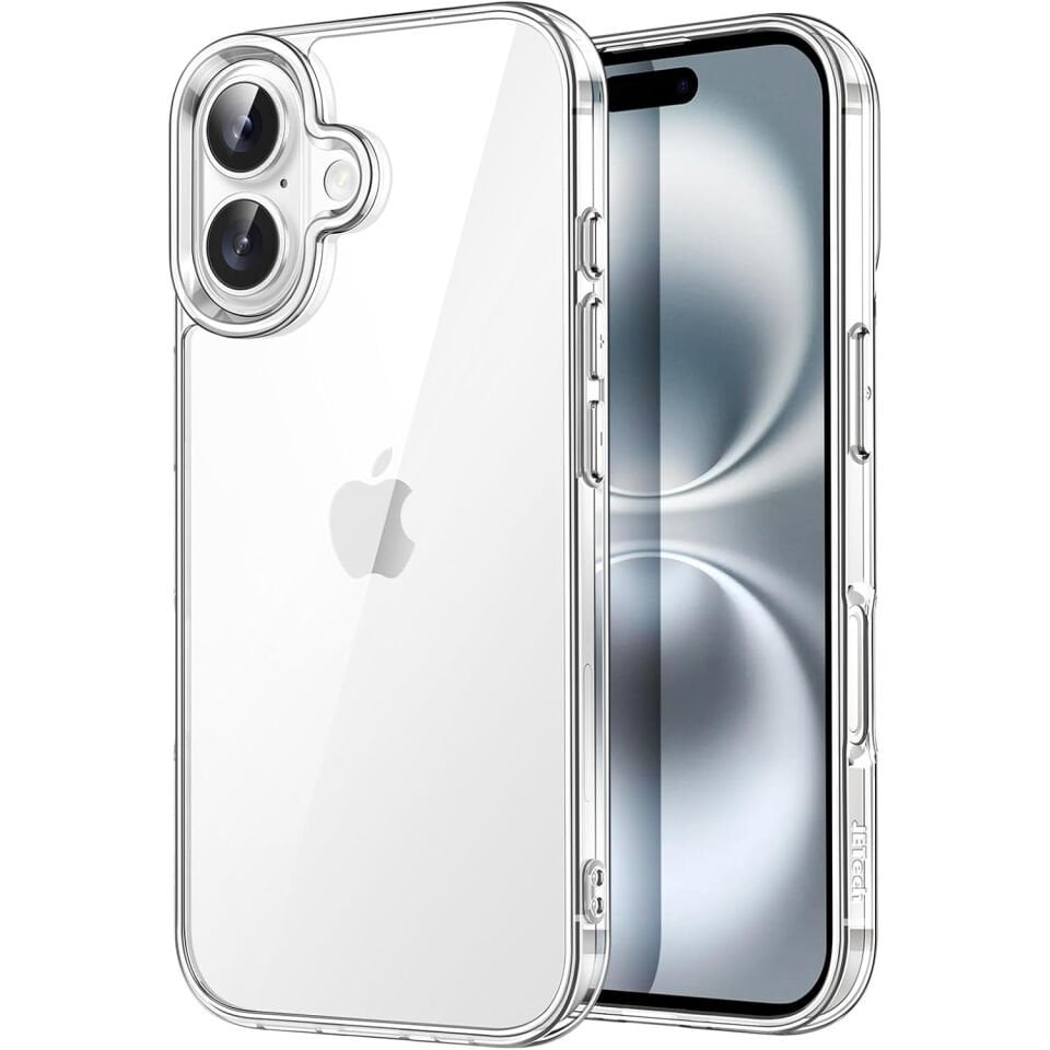 iPhone 16 Uyumlu Şeffaf Kılıf - Sararmayan Ultra İnce Darbe Emici Silikon Kapak