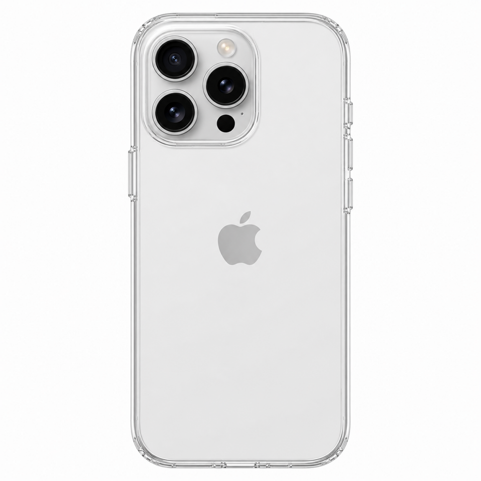EFCASE iPhone 16 Pro Uyumlu Şeffaf Kılıf Kamera Korumalı Darbe Emici Şeffaf Silikon Kılıf