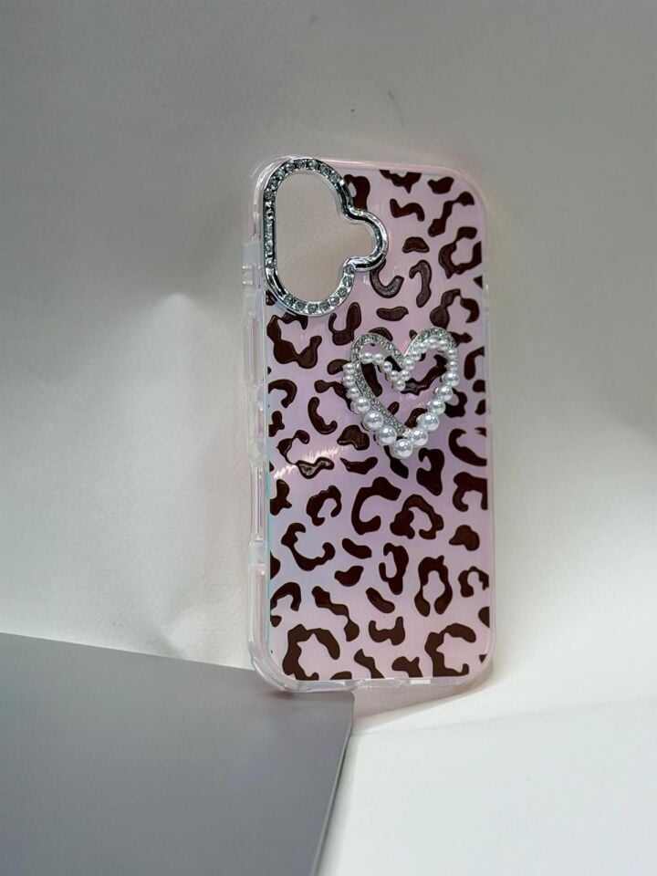 iPhone 17 Uyumlu Lüks Bling Bling Taşlı Koruyucu Kılıf - Parlak Simli Şık Tasarım