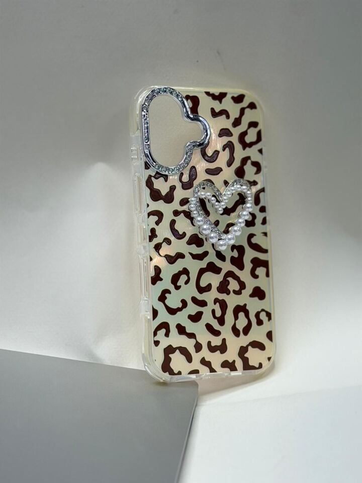 iPhone 17 Uyumlu Lüks Bling Bling Taşlı Koruyucu Kılıf - Parlak Simli Şık Tasarım