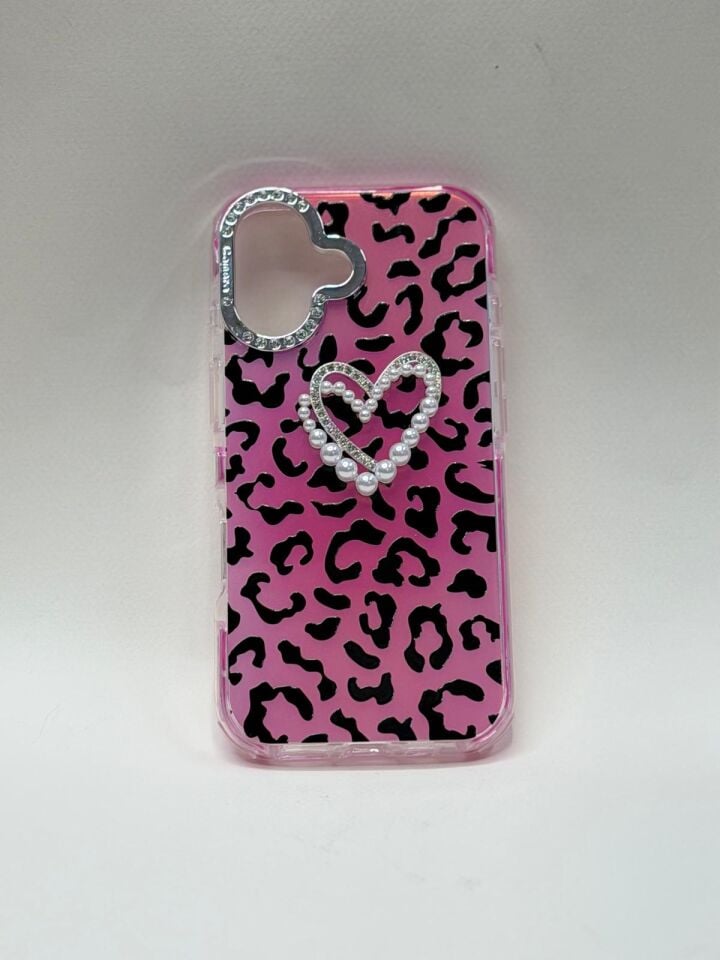 iPhone 17 Uyumlu Lüks Bling Bling Taşlı Koruyucu Kılıf - Parlak Simli Şık Tasarım Mor