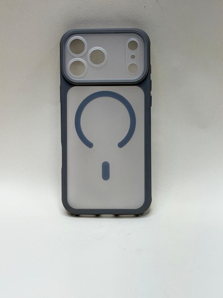 iPhone 17 Pro Max Uyumlu MagSafe Kılıf - Güçlü Mıknatıslı Darbe Emici Şık Kapak