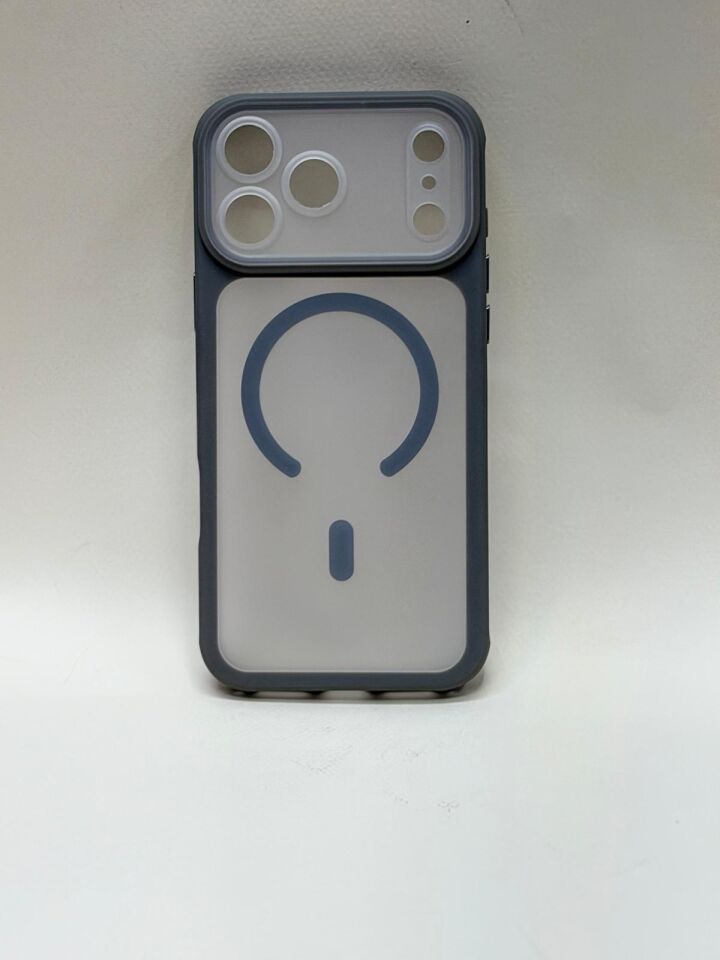 iPhone 17 Pro Max Uyumlu MagSafe Kılıf - Güçlü Mıknatıslı Darbe Emici Şık Kapak