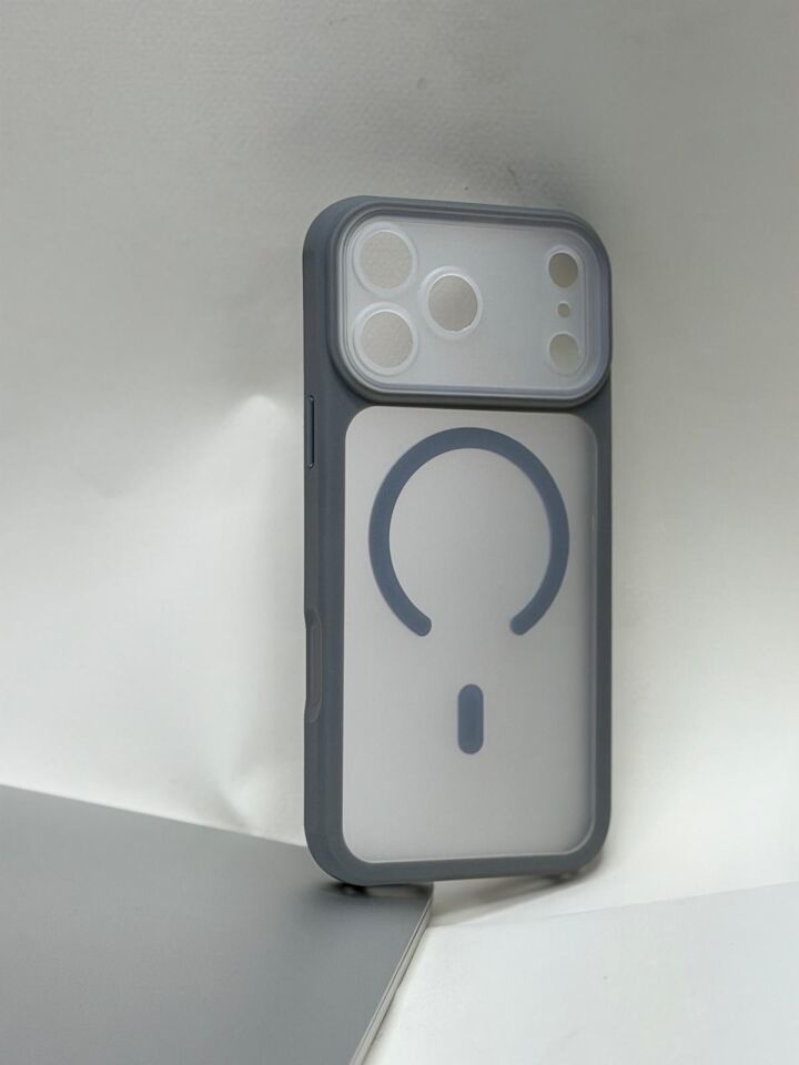 iPhone 17 Pro Uyumlu MagSafe Kılıf - Güçlü Manyetik Şarj Destekli Darbe Emici Kapak
