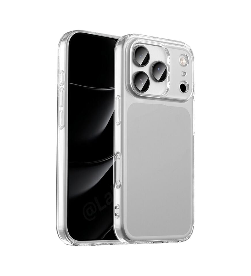 iPhone 17 Pro Uyumlu Sararmayan Kristal Şeffaf Koruma Kılıfı