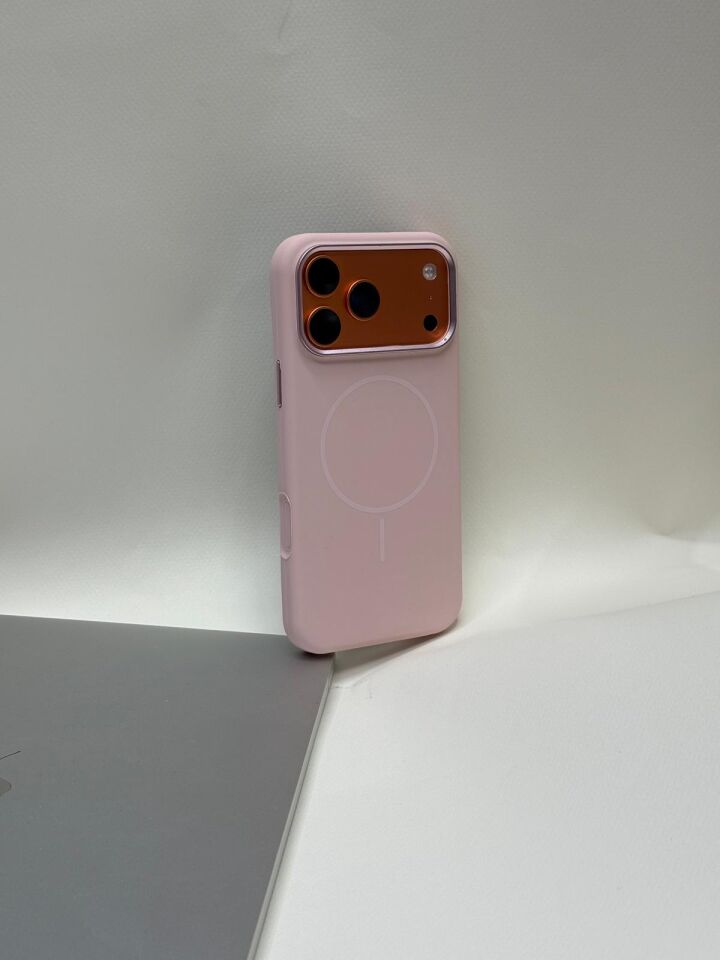 Iphone 17 Pro Max Uyumlu Magsafe Leke tutmaz Silikon Lansman Kılıf