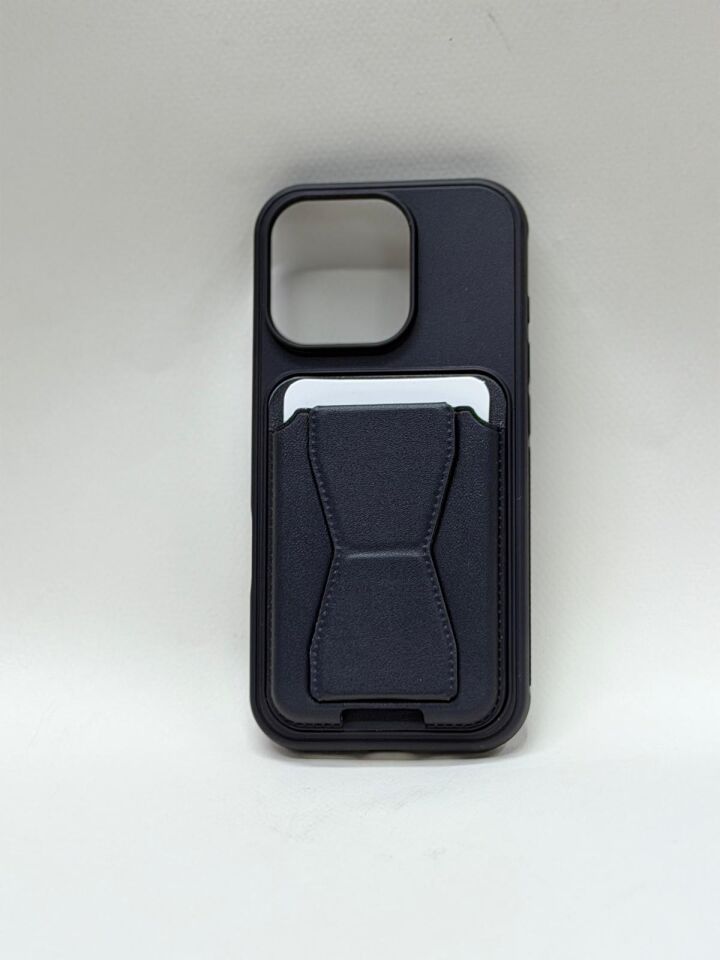 iPhone 16 Pro Uyumlu Arkası Kartlıklı Darbe Emici Esnek Silikon Kılıf