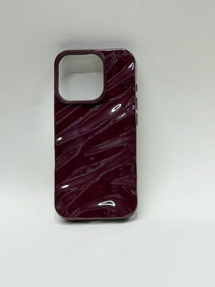 iPhone 16 Pro Kılıf - Mat Bordo Silikon Darbe Emici Esnek Kapak