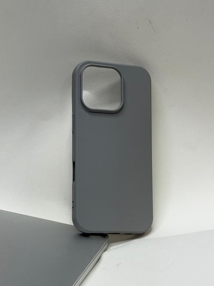 iPhone 16 Pro Uyumlu İçi Kadife Süet Astarlı İpeksi Silikon Lansman Kılıf