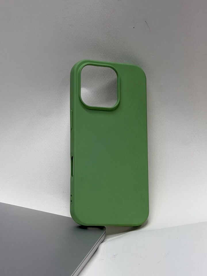 iPhone 16 Pro Uyumlu İçi Kadife Süet Astarlı İpeksi Silikon Lansman Kılıf