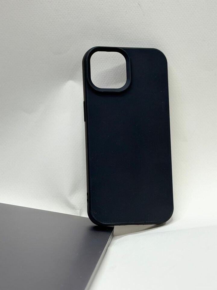 iPhone 15 Lansman Kılıfı - İçi Kadife Süet Mikrofiber Silikon Koruma